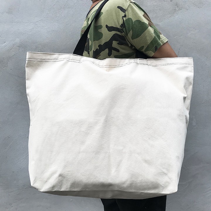 กระเป๋าผ้าใหญ่ ขนาดใหญ่มาก ใส่ของได้เยอะมาก ใส่เด็ก 5 ขวบยังได้