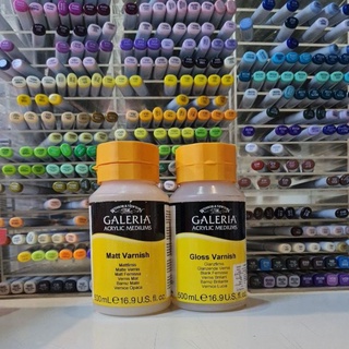 น้ำยาเคลือบภาพแบบด้าน สำหรับสีอะครีลิค Winsor &amp; Newton Galeria Acrylic Medium Matt/gross Varnish 500 ml