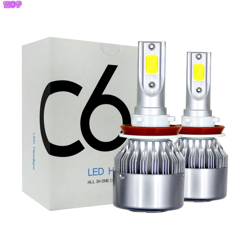 ไฟหน้าไฟตัดหมอก led h 8 h 9 h 11 200 w 20000 lm 6000 k hid