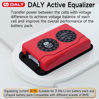 Daly Li-ion lifepo4 อุปกรณ์เสริมแบตเตอรี่ 12V 24v 36V BMS Active Balance 1A Balancer Current 3S 4S 8S