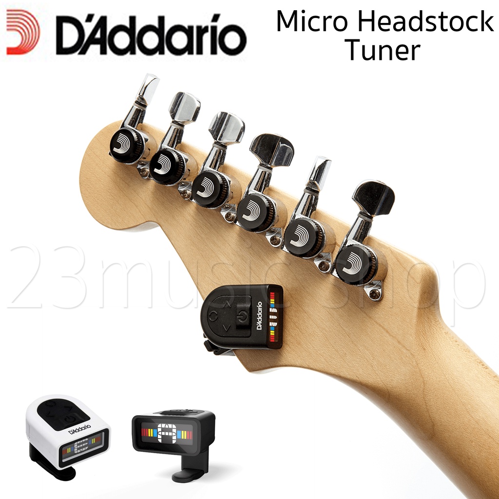 จูนเนอร์ D'Addario Micro Headstock Tuner รุ่น PW-CT-12 เครื่องตั้งสายกีตาร์แบบหน