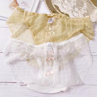 กางเกงในสาวญี่ปุ่น ลูกไม้ เซ็กซี่ น่ารัก เอวต่ำJapanese Cute Girls Underwear Sexy Low Waist Lace