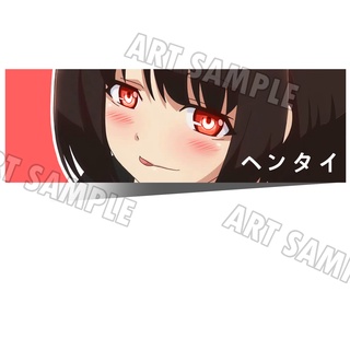 Anime สติกเกอร์ 2 ชิ้น JDM Sticker 2 PCS Bumper Sticker Ecchi Anime Sticker Vermeil Anime Sticker