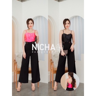 NICHA online 🛒💯สายเดี่ยวผ้าดิสโก้ เสริมฟอง แต่งเพชรที่เต้านม 💎 จึ้งมากกกก 🔥💯💟 #1311