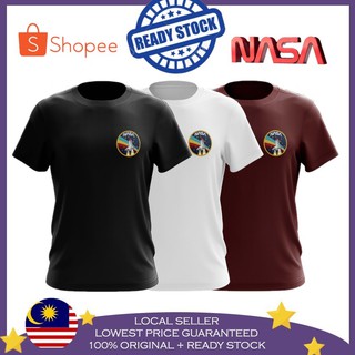 ใหม่ เสื้อยืด ผ้าฝ้าย 100% พิมพ์ลาย NASA BAJU UNISEX