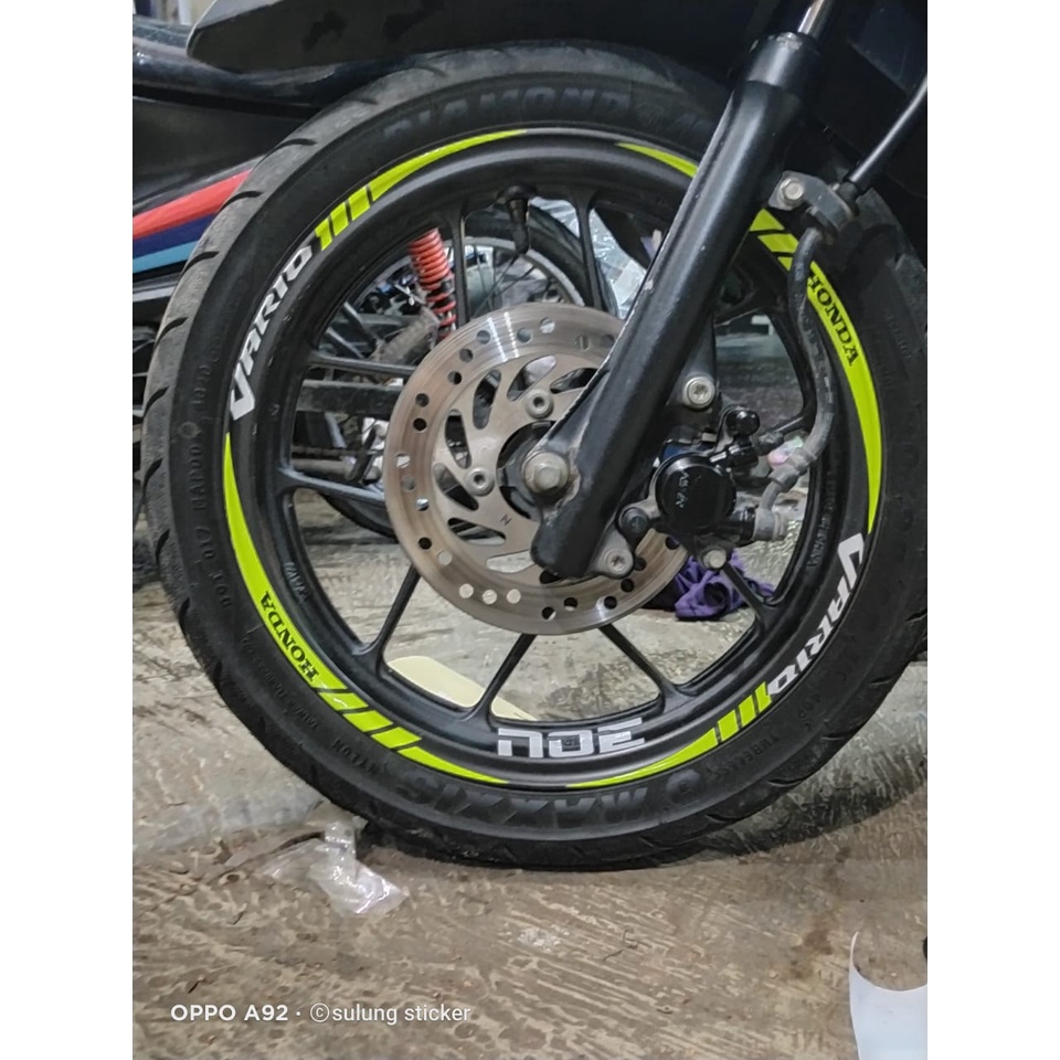 Honda Vario Motorcycle Rim Strip Stickers Cutting Stickers List