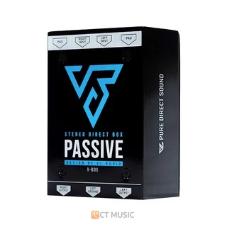 [ใส่โค้ดลด 1000บ.] (ส่งด่วน) VL Audio Vbox Stereo/Mono Passive ดีไอ บ๊อกซ์ DI Direct Box V-BOX