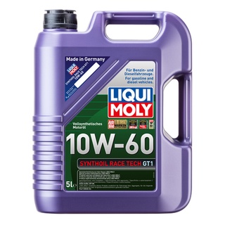 [โค้ด OILSEPลด฿130]LIQUI MOLY น้ำมันเครื่องสังเคราะห์แท้ SYNTHOIL RACE TECH GT1 10W-60 ขนาด 5 ลิตร