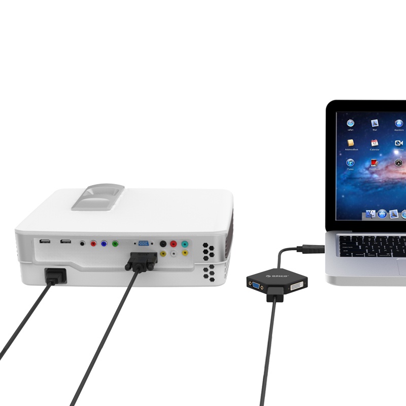 ORICO (DPT-HDV3-WH) DP To HDMI DVI VGA Adapter To รูปที่ 6