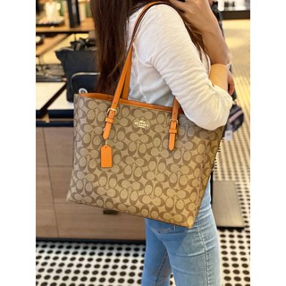 Coach Mollie Laptop Tote in Signature Canvas