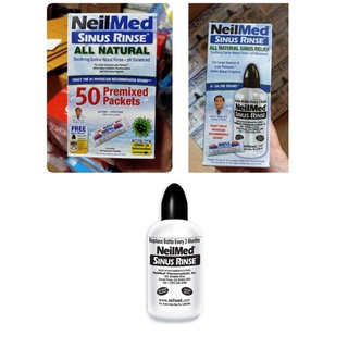 Neilmed Sinus Rinse สำหรับล้างจมูก/หวัด/ภูมิแพ้/ไซนัส นำเข้า USA เลือกแบบด้านในคะ