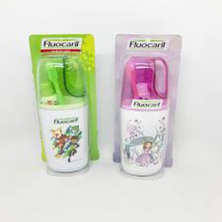 Fluocaril Brusing Set เซ็ทกล่องแปรงสีฟัน+ยาสีฟันเด็ก ฟลูโอคารีล