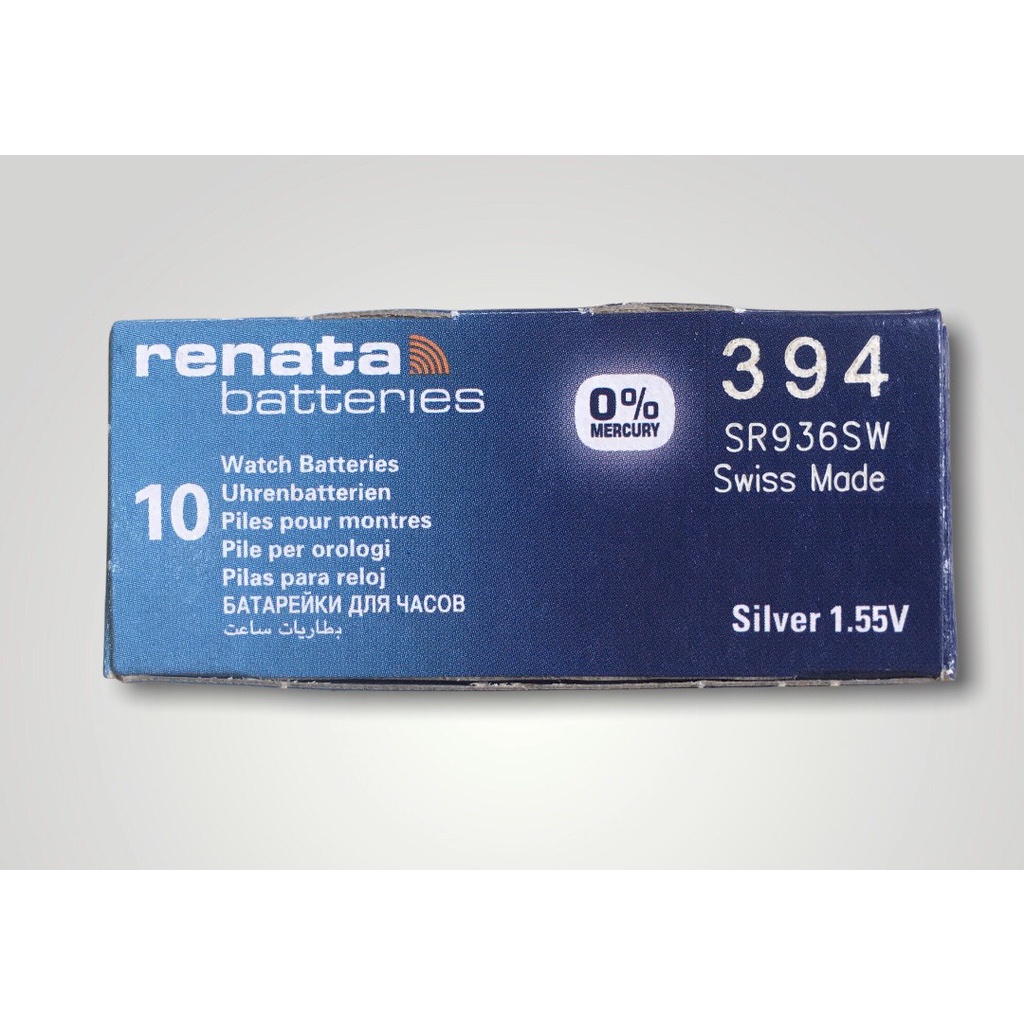 กล่อง 10 ก้อน Renata SR936SW 936 394 Swiss