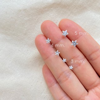 Yourdays// Star earrings/ต่างหูดาวเพชร cz