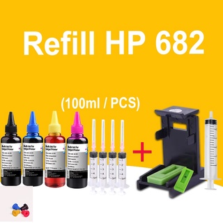 hp 682 หมึก hp 682xl หมึก hp682xl หมึกสากล เข้ากันได้สำหร HP Deskjet 1216 2336 2775 2776 2777 2778 2779 6075 6078 6475