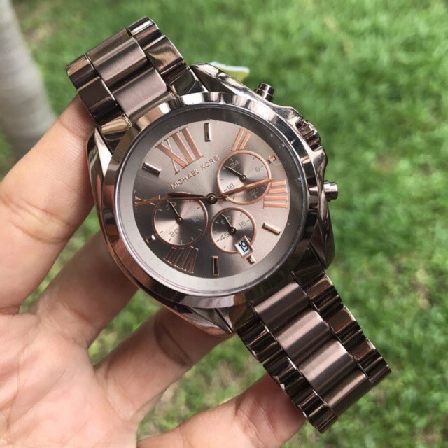 Michael kors outlet chocolate watch