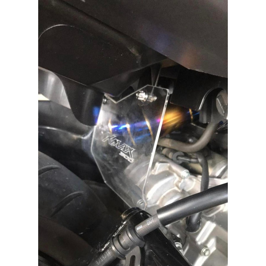 แผ่นกันดีด Xmax งานอะคริลิค หนาอย่างดี กันดีดxmax 300 บังโคลน บังได กันกระเด็นเข้าเครื่อง สินค้าตรงรุ่น หนาแข็งแรง - รูปที่ 4