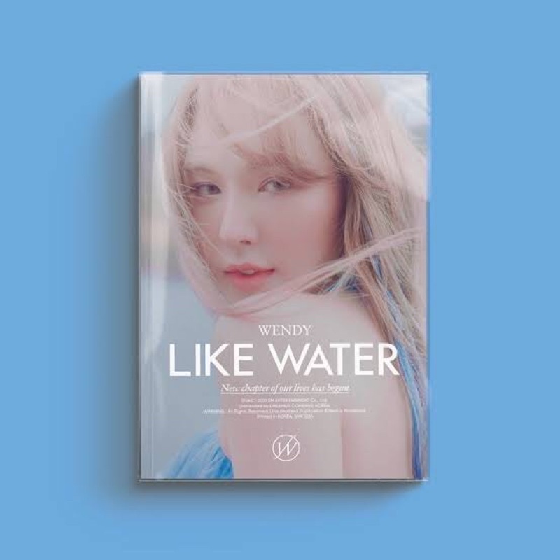 ✅️ พร้อมส่ง WENDY Album “LIKE WATER” (Photobook Ver.) **อัลบั้มใหม่ไม่แกะซีล