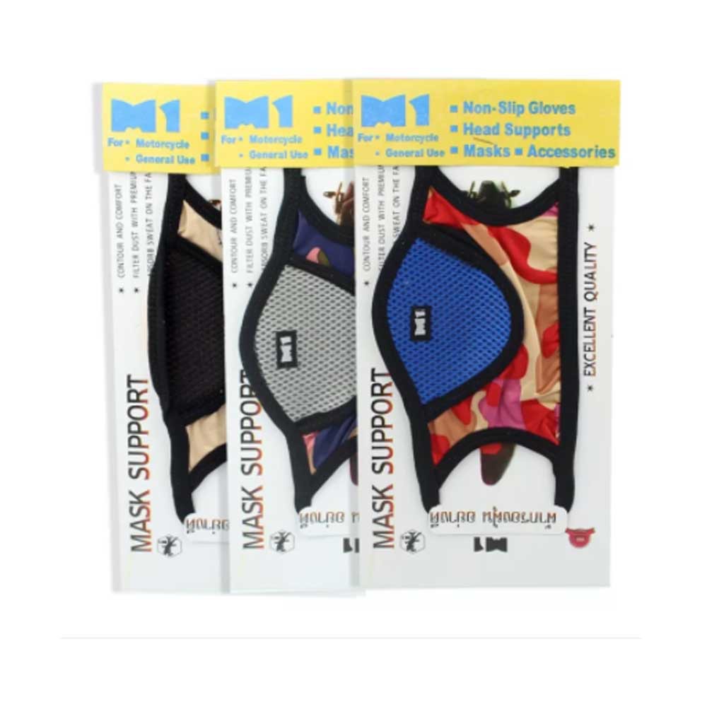 ผ้าปิดปาก ผ้าปิดจมูก มอเตอร์ไซค์ จักรยาน กันฝุ่นและแดด UV รุ่น Mask-54-00b-June (คละสี)