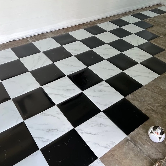 กระเบื้องยางลายหินอ่อน/ลายไม้ กาวในตัว แผ่นปูพื้น thumbnail 6