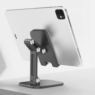 [iPad Stand] ขาตั้ง iPhone ที่วางโทรศัพท์มือถือ แบบพับได้ ขาตั้งแท็บเล็ต โทรศัพท์มือถือ ขาตั้งตั้งโต๊ะ ขี้เกียจ ขาตั้งแท็บเล็ต PC พับได้