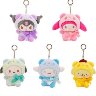 พวงกุญแจ จี้ตุ๊กตาการ์ตูนน่ารัก Kuromi Cinnamoroll My Melody Panda Sanrio สําหรับห้อยกระเป๋า