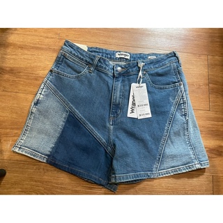 Wrangler สีฟ้า seasonal size L short ขาสั้น ผญ มือ1 WEW124D101