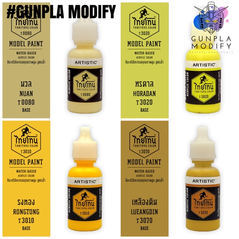 Thaitone สีอะคริลิคสูตรน้ำคุณภาพสูง ไทยโทน ขนาด 20 ml