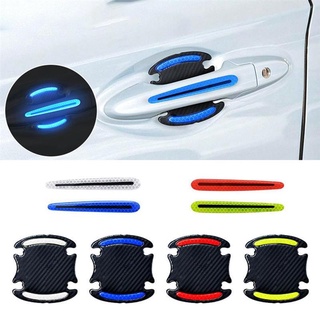 [8 Pcs/Set Scratch Protector Door Edge Guard Stickers] [Door Corner Reflective Anti-collision Self Adhesive Car Protection Strip]