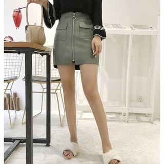 ❗️SALE ล้างสต็อก❗️♡Ada zip short skirt♡