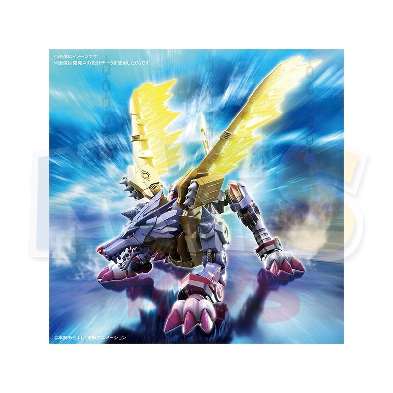 **MTS Toys**Figure-Rise Standard : Metal Garurumon [Amplified] ของแท้จากญี่ปุ่น  [ต้องประกอบด้วยตัวเอง] ราคา ถูกที่สุด ดีลบีเคเค แกลเลอรีภาพที่ 3