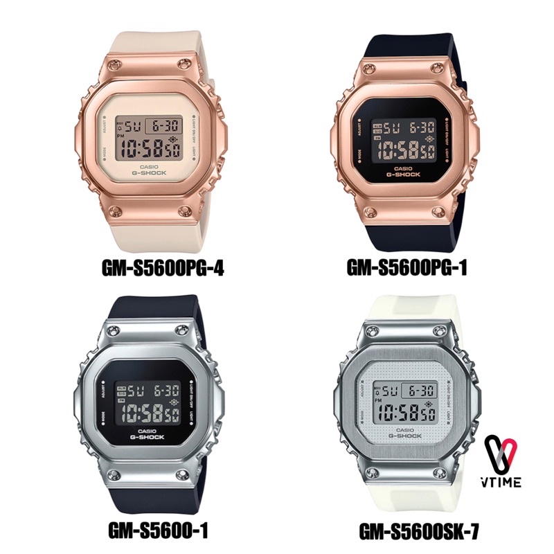 G-SHOCK mini รุ่น GM-S5600PG | GM-S5600 | GM-S5600SK | GM-S5600G-7D