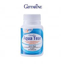 อควา เทียร์ ลดอาการตาแห้ง***สินค้าใหม่*** Giffarine Aqua Tear ผลิตภัณฑ์เสริมอาหารลดอาการ #ตาแห้ง ชนิดแคปซูล ตรา กิฟฟารีน