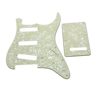 Hs-(พร้อมส่ง) ST Pickguard ฝาครอบขาและสกรู SSS Aged Pearl