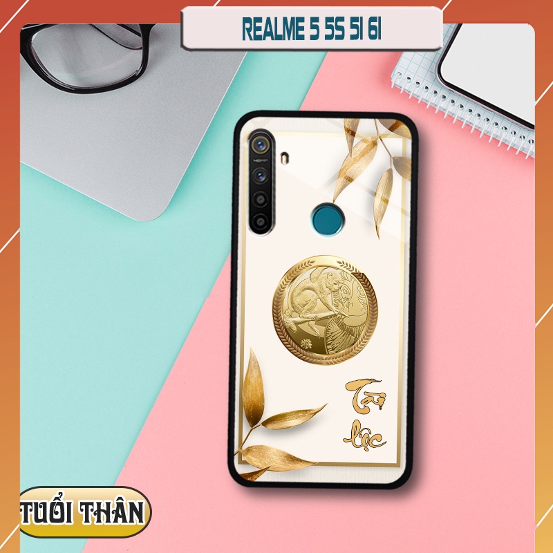 เคสกระจก 3D REALME 5 / 5I / 6I 12 Zodiac Animals