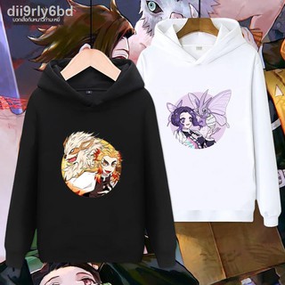 🔥#พร้อมส่ง เสื้อแจ็คเก็ตพิมพ์ลาย Anime Demon slayer มีฮู้ดและซิป 3Dเสื้อกันหนาวมีฮู้ดDemon Slayer s Blade Hooded Sweat