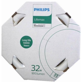 หลอดนีออนกลม PHILIPS 32W แสงขาว จำนวน 1หลอด