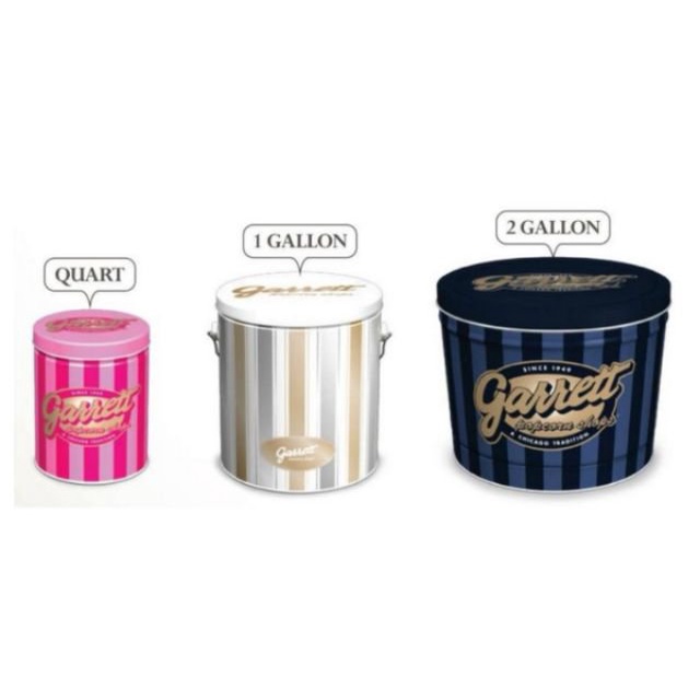 Garrett Popcorn Tins / Garret, Garrett, Garet, Garett LOJZ Shopee