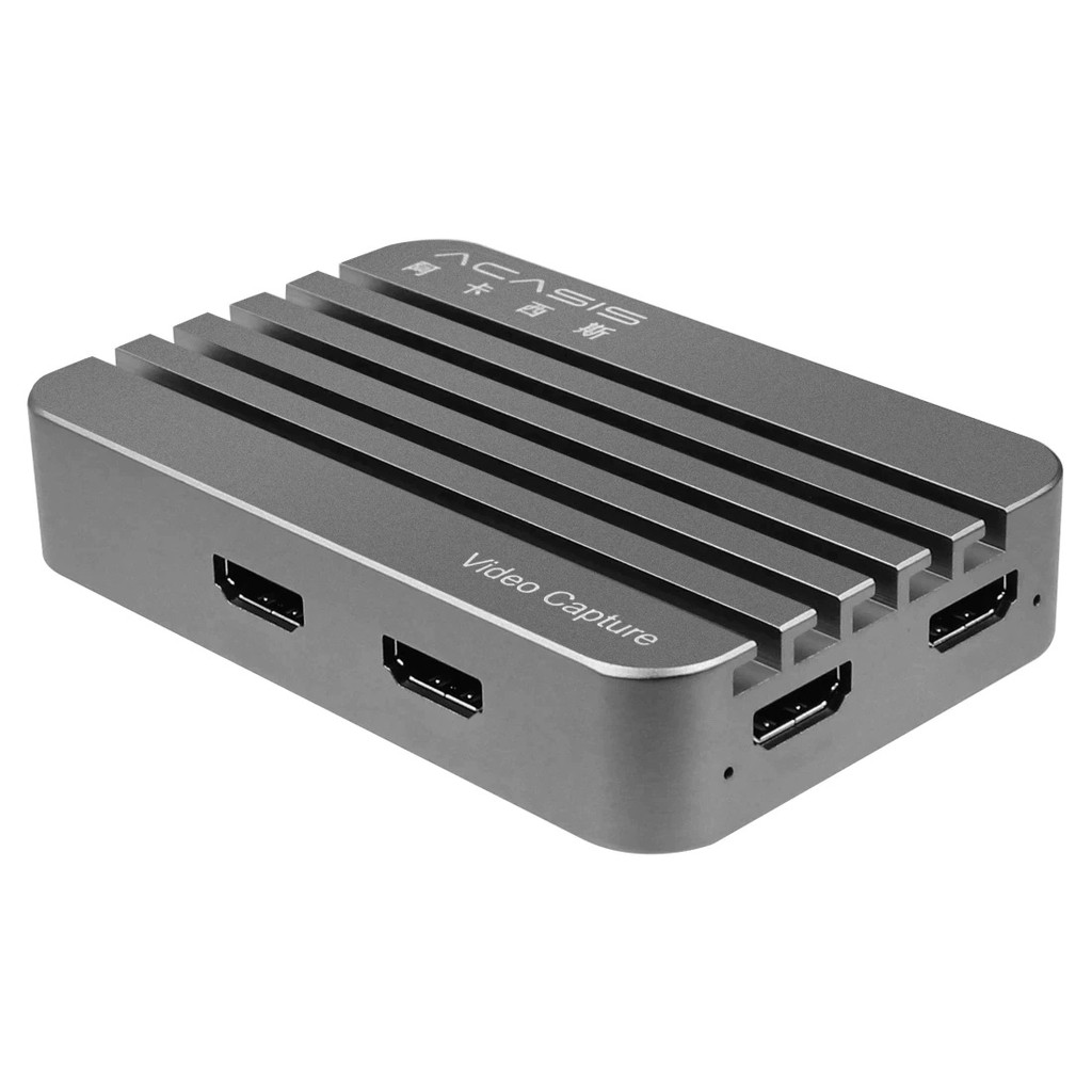 Acasis แคปเจอร์การ์ด ACHDU4H HDMI input 2 HDMI output 2 สำหรับต่อกล้อง