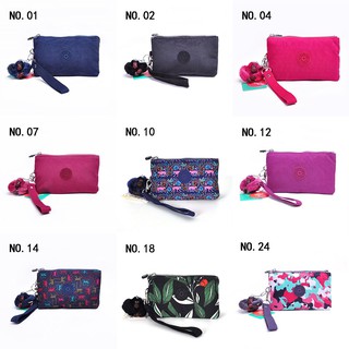 Kipling กระเป๋าถือกระเป๋าใส่กุญแจกุญแจสามชั้น -K13265