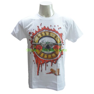 เสื้อวง Guns N Roses เสื้อไซส์ยุโรป กันส์แอนด์โรสเซส PTA8142 เสื้อยืดวงดนตรีร็อค