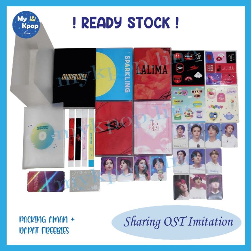READY Sharing OST เลียนแบบ Sparkling Tea Party Lalima Binder PC Holo PB Junyoung Jiso Jiyeon Yunho J