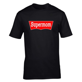 คอลูกเรือGILDAN เสื้อยืด ผ้าฝ้าย พิมพ์ลายกราฟฟิค Supermom Esential The Last แฟชั่นสําหรับวันพ่อS-5XL