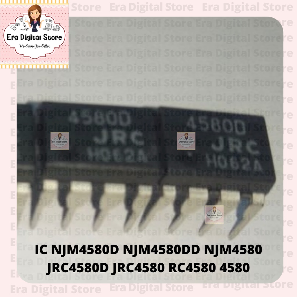 (2 ชิ้น) IC NJM4580D NJM4580DD NJM4580 JRC4580D JRC4580 RC4580 4580