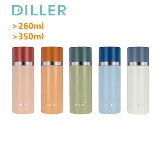 Diller ขวดน้ําดื่มสแตนเลสกันรั่ว 260มล. 350มล. Mlh8976