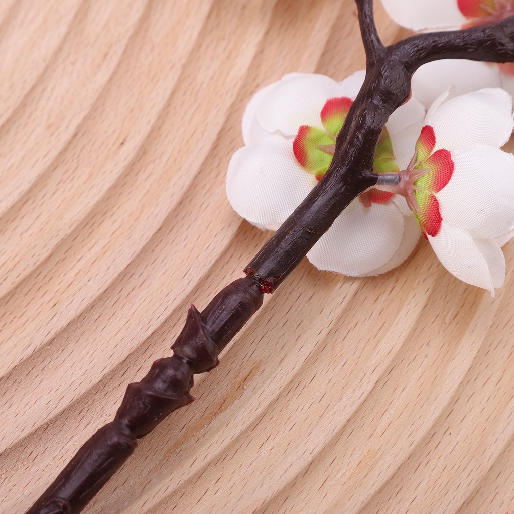 ดอกพลัมประดิษฐ์ ดอกซากุระปลอม สําหรับตกแต่งบ้าน งานแต่งงาน วันหยุด - รูปที่ 6