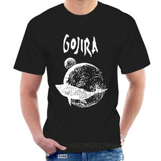 เสื้อยืดผ้าฝ้ายพิมพ์ลายขายดี ส่งเร็ว Gojira Rock เสื้อยืดลําลอง ผ้าฝ้าย แฟชั่นสําหรับผู้ชาย