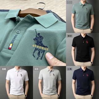 Mens Polos Short Sleeve Slim Fit Plain Casual T-Shirt Summer Fashion Youth Polo Golf Shirt  POLOShirt for Young and Mid