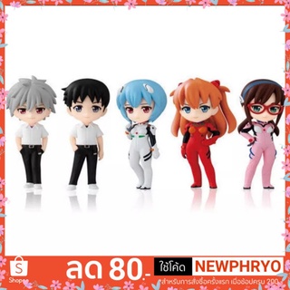 (🎉ถูกมาก🎉) ฟิกเกอร์ โมเดล อีวานเกเลี่ยน แพ็ค 5ตัว Neon Genesis evangelion (ได้รับ7-10วัน)