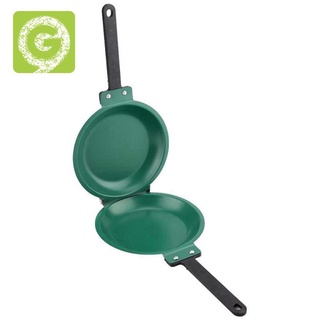 Frying Pan,Double Side Frying Pan Non-Stick Flip Folding Frying Pan